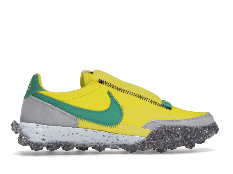 Nike Waffle Racer Crater Yellow Strike Roma Green (Women's)