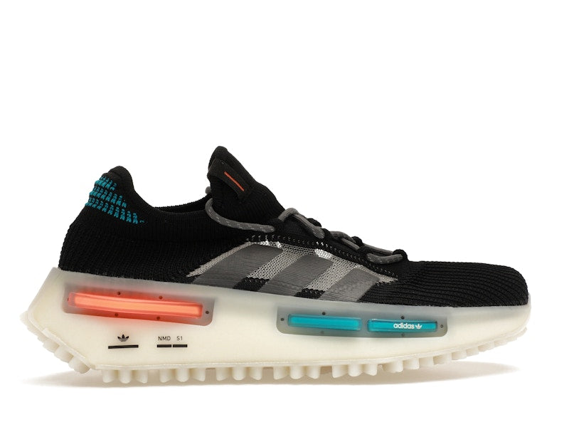 adidas NMD S1 Core Black Blue Orange
