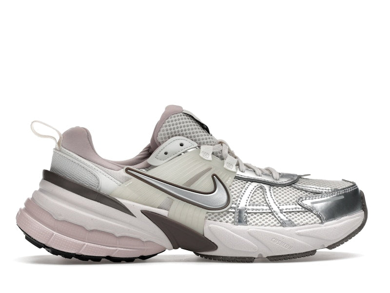 Nike V2K Run Platinum Tint Summit White Cave Stone Metallic Silver (Women's)