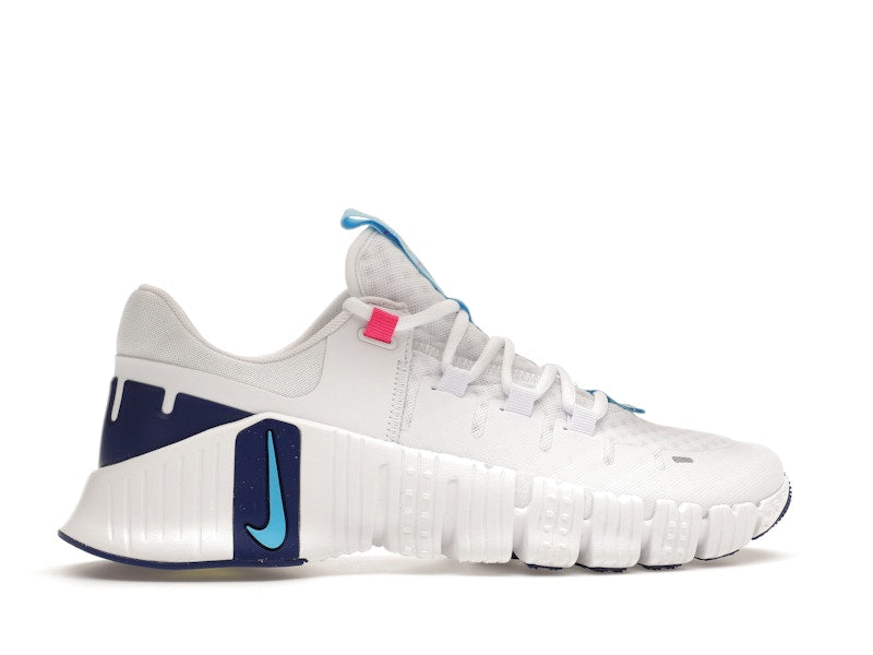 Nike Free Metcon 5 White Aquarius Blue