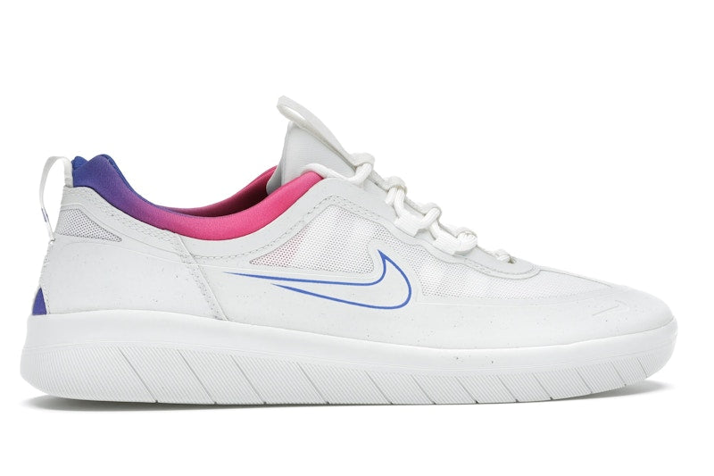 Nike SB Nyjah Free 2 Summit White Pink Blast Racer Blue