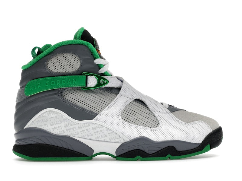 Jordan 8 Retro University of Oregon PE Pure Platinum