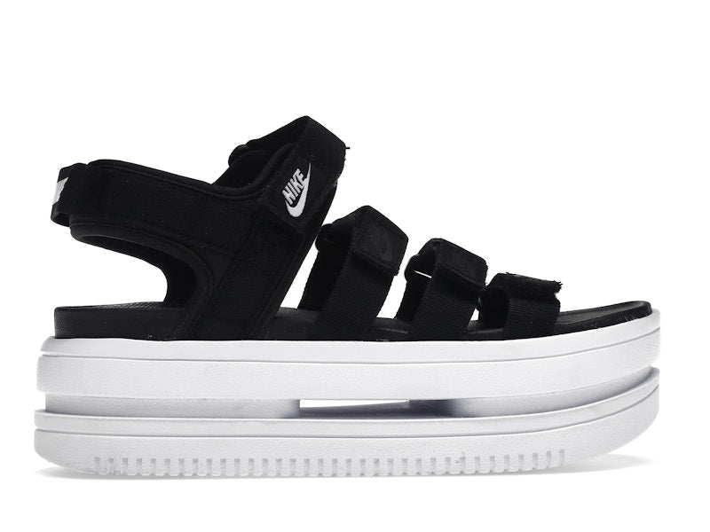 Nike Iconic Classic Sandal Black White White (Women's)