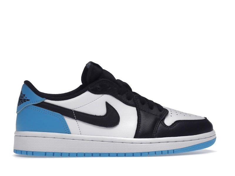 Jordan 1 Retro Low OG Black Dark Powder Blue (Women's)