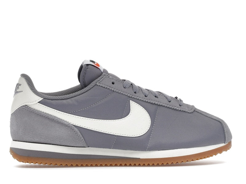 Nike Cortez Textile Cement Grey Gum Light Brown Safety Orange Sail (Women's)
