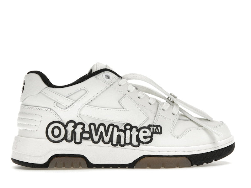 OFF-WHITE Out Of Office OOO Low Tops "Off-White" White Black