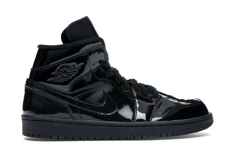 Jordan 1 Mid SE Triple Black Patent (Women's)