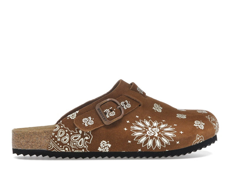 Bravest Studios Suede Paisley Clogs Hazel