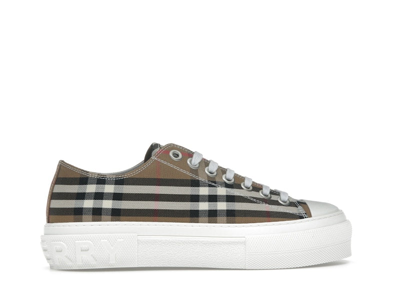 Burberry Low Top House Check Sneaker Taupe Brown (Women's)