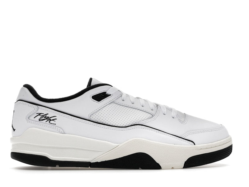 Jordan Flight Court White Sail Black