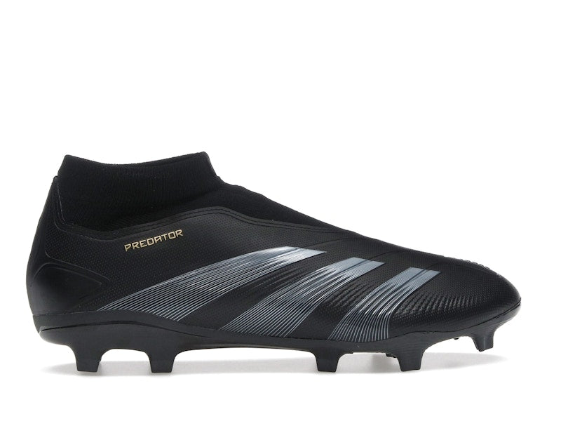 adidas Predator League Laceless FG Core Black Carbon Gold Metallic