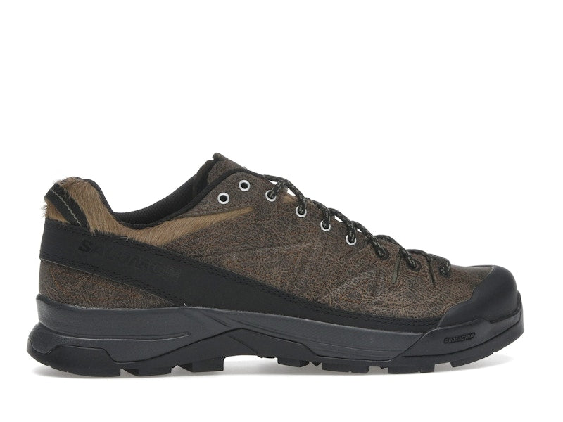 Salomon X-ALP Low Distressed Leather Dark Earth Black