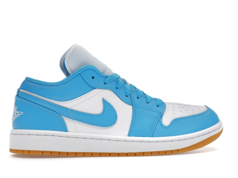Jordan 1 Low White Gum Light Brown Dark Powder Blue (Women's)