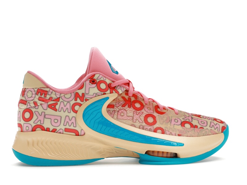Nike Zoom Freak 4 Letter Bros Vanilla Lightning