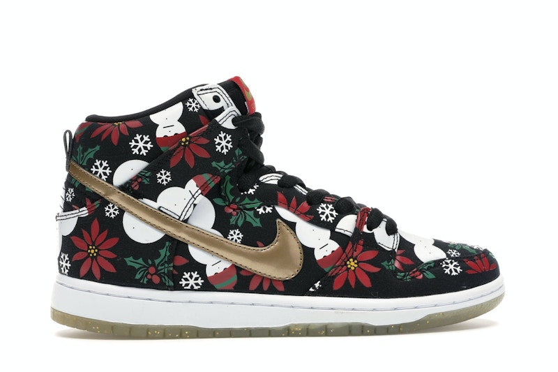 Nike SB Dunk High Concepts Ugly Christmas Sweater Black (Special Box)
