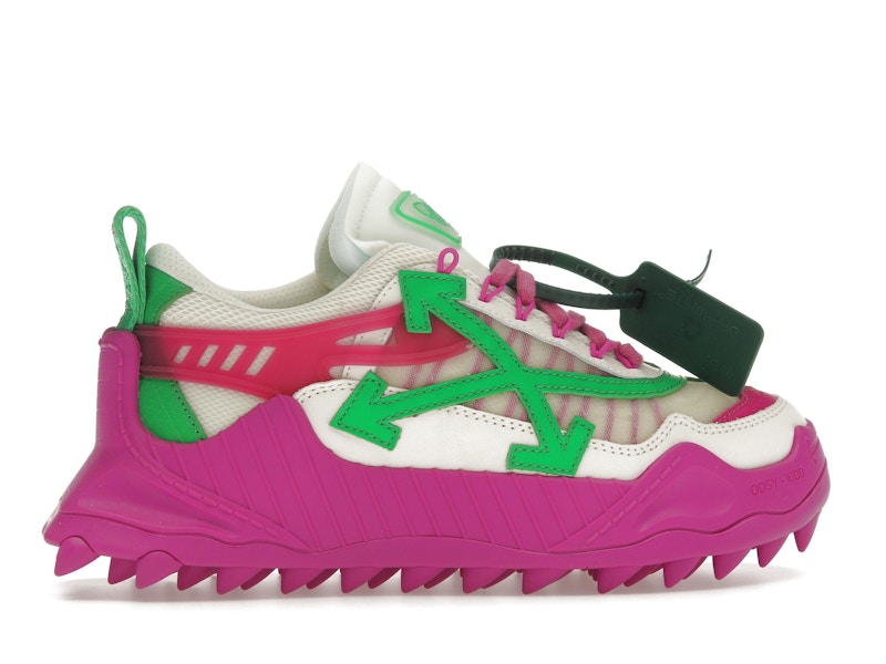 OFF-WHITE Odsy-1000 White Fuchsia Green (Women's)
