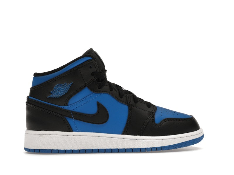 Jordan 1 Mid Black Royal Blue (GS)