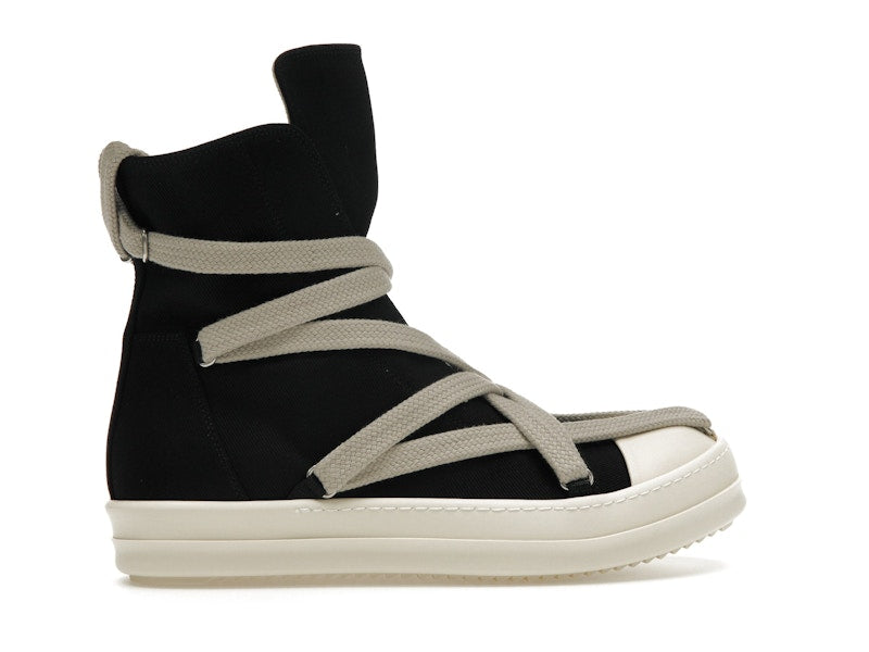 Rick Owens DRKSHDW Hexa High Black Pearl Milk Fat Lace