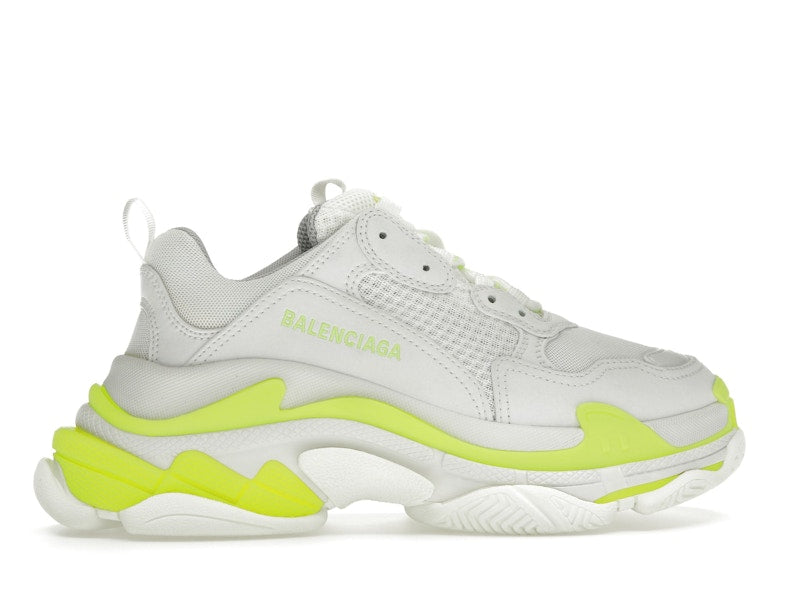 Balenciaga Triple S White Fluo Yellow (Women's)