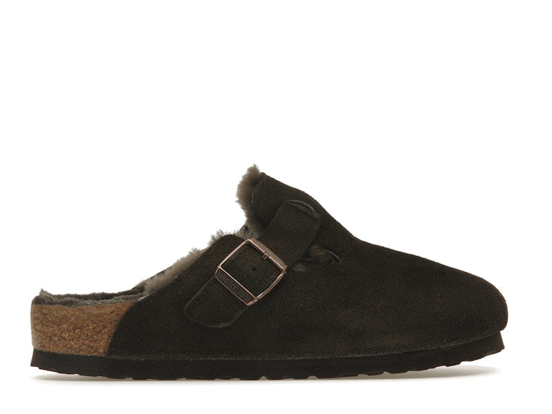 Birkenstock Boston Shearling Suede Mocha