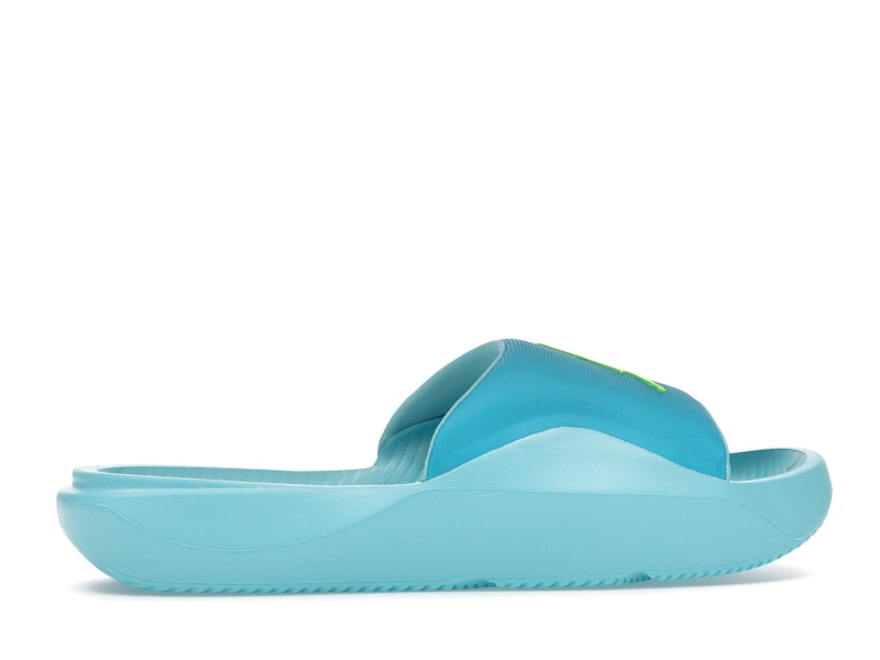 Jordan Franchise Slide Chlorine Blue Copa Electric Green