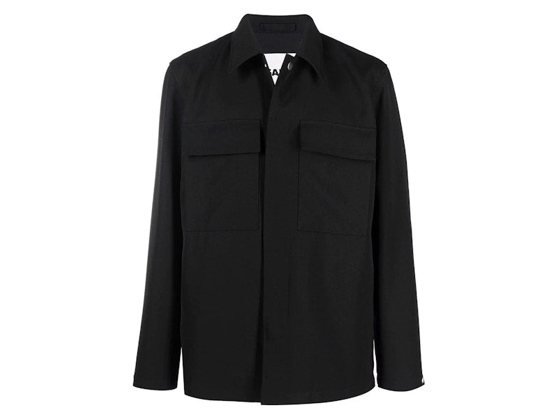 Jil Sander Classic Button Fastening Jacket Black