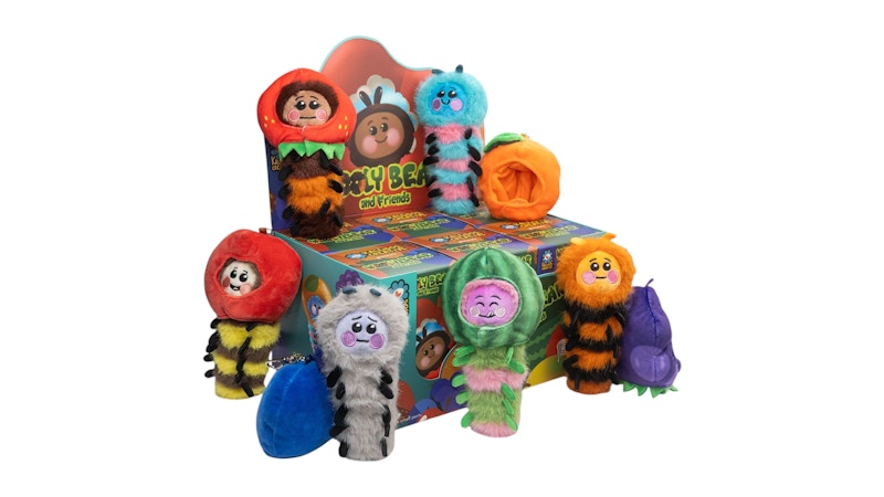 Kaleidos Creative Wooly Bear and Friends Plush Keychain Sealed Case (6 Blind Boxes)