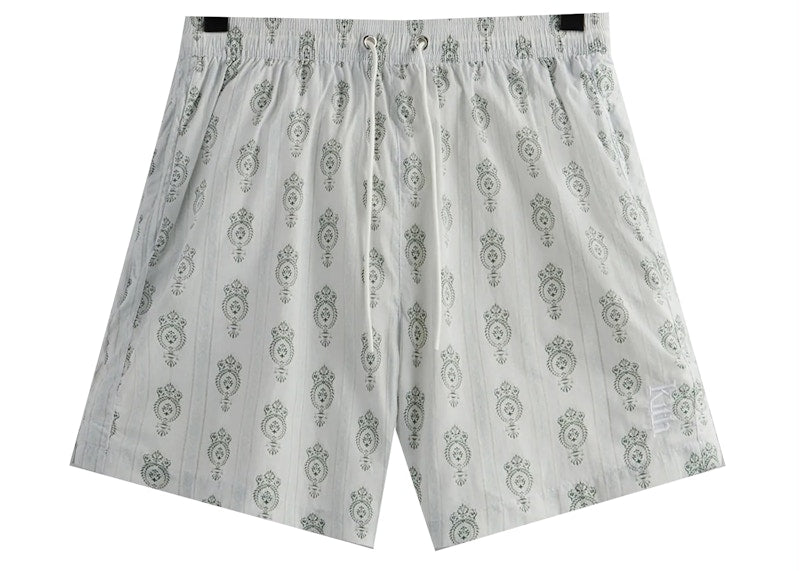 Kith Printed Active Striped Ornament Swim Short Atlas