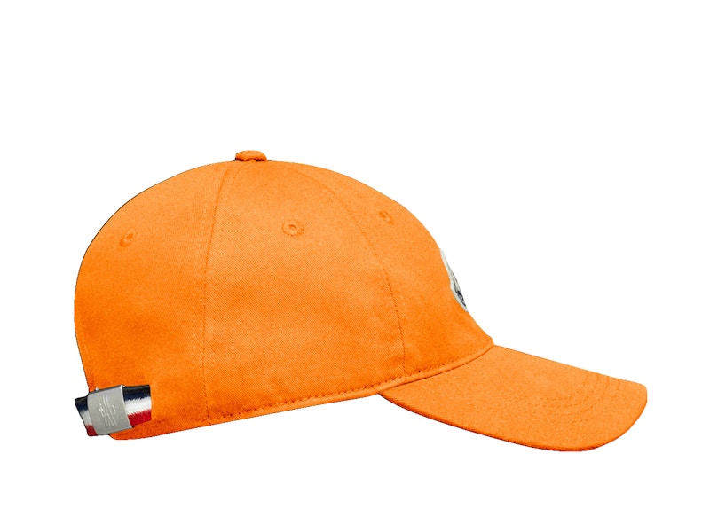 Moncler Logo Baseball Cap Orange