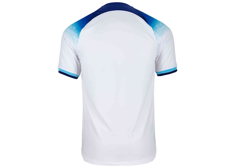 Nike England 2022/23 Stadium Home Jersey White/Blue Fury/Blue Void