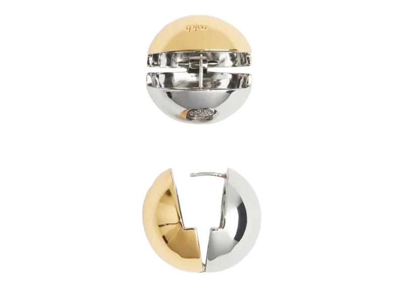 Rokh H&M Spherical Earrings Silver-Coloured/Gold-Coloured