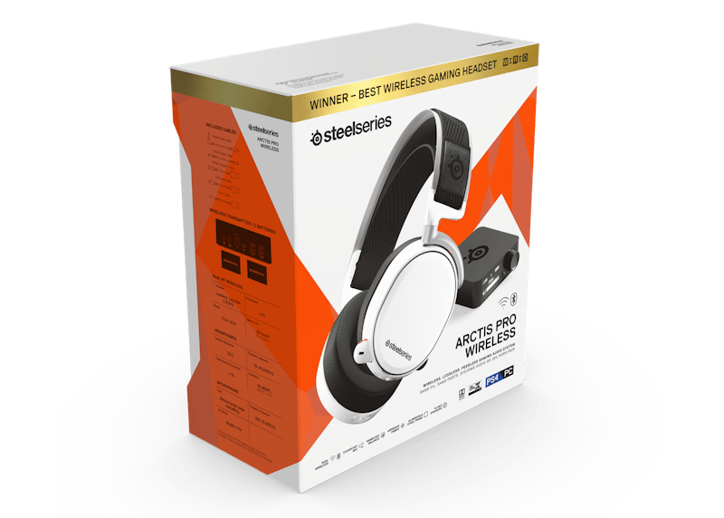 SteelSeries Arctis Pro Wireless Gaming Headset White