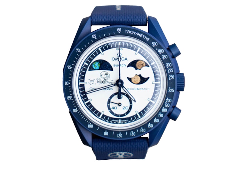 Swatch x Omega Bioceramic Moonswatch Mission To Earthphase Moonshine Gold Snoopy (Sturgeon Moon) SO33N701L