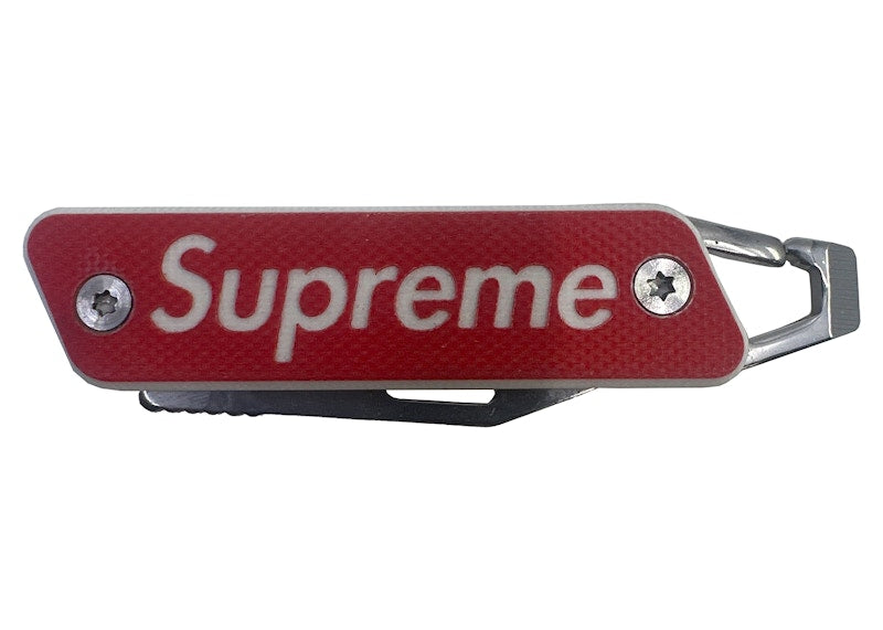Supreme TRUE Modern Keychain Knife Red
