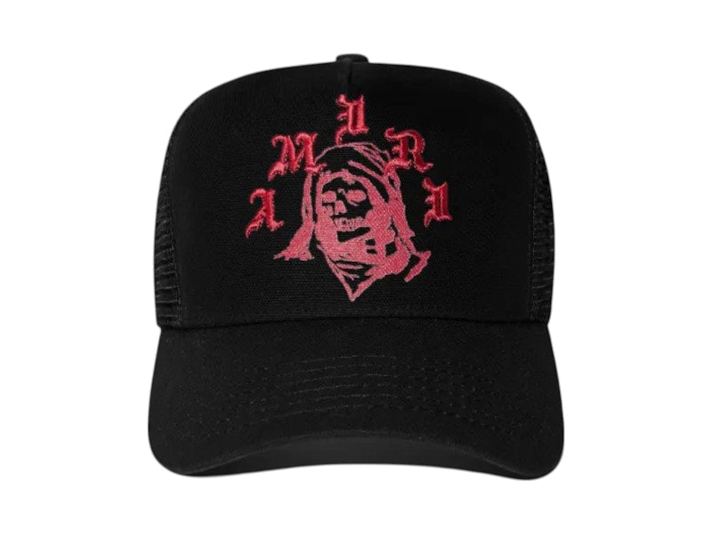 AMIRI Amiri Reaper Trucker Hat Black/Red