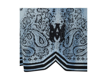 AMIRI Bandana Basketball Shorts Blue