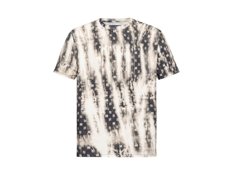 AMIRI Bandana Bleach Tee Black Beige