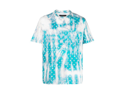 AMIRI Bandana Bleach Tee Teal