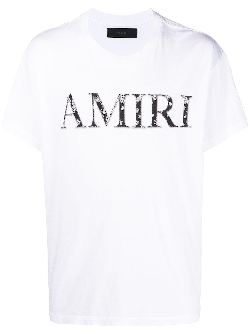 AMIRI Bandana Logo Tee White