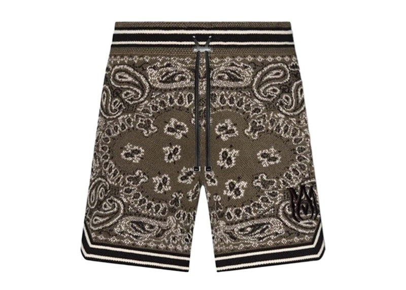 AMIRI Bandana Shorts Shorts Green