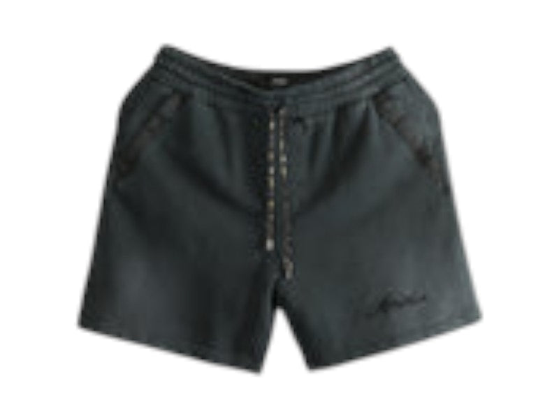 AMIRI Bleach Bandana Short Black
