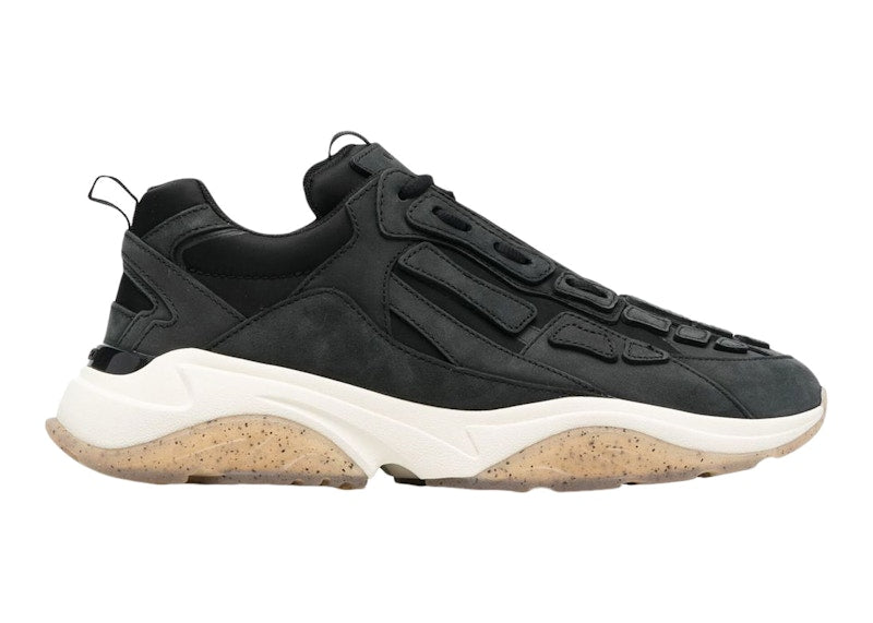 AMIRI Bone Runner Black White Clear Sole