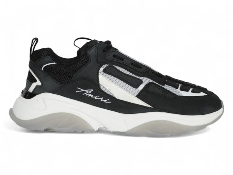 AMIRI Bone Runner Black White