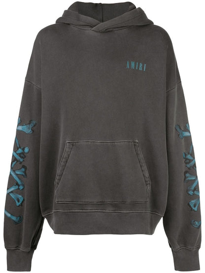 AMIRI Bones Hoodie Vintage Black