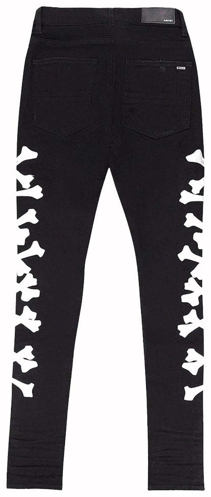AMIRI Bones Jeans Black/Silver