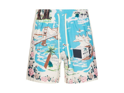 AMIRI California Hawaiian Swimtrunks Multi