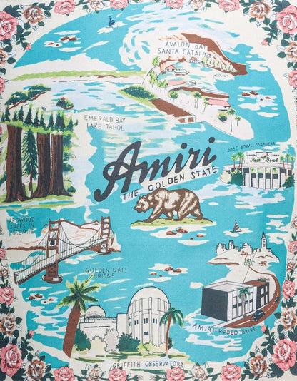 AMIRI California Hawaiian Tee White