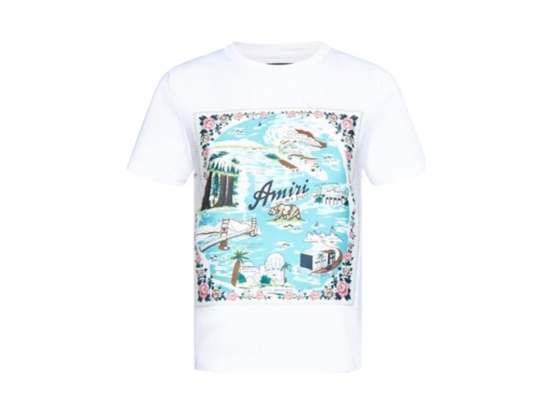 AMIRI California Hawaiian Tee White