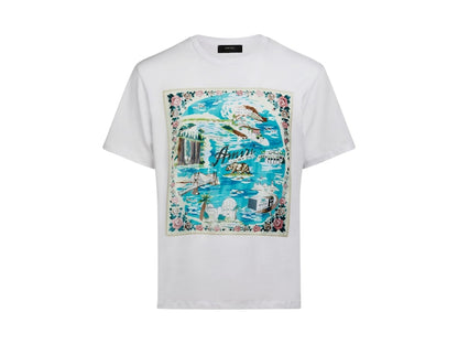 AMIRI California Hawaiian Tee White