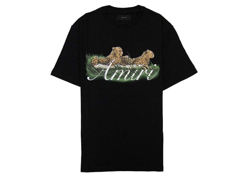 AMIRI Cheetah Logo Tee Black